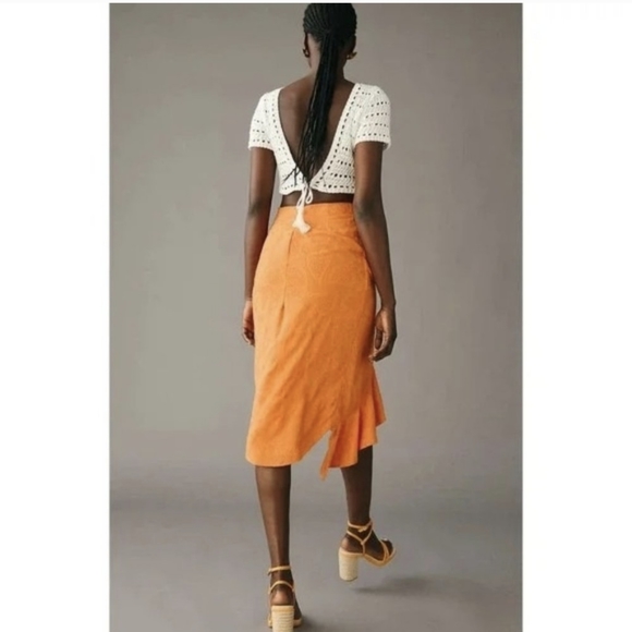 NWT Anthropologie Maeve embroidered skirt - Picture 5 of 11